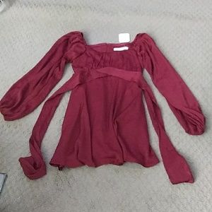 Altar'd State NWT burgundy mini dress Size XS